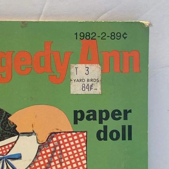 Vintage 1971 Raggedy Ann paper dolls, A Whitman book, press-out clothes, NEW! - Picture 3 of 12